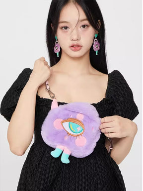 MUKTANK x QUANDO Embroidered Plush Bag