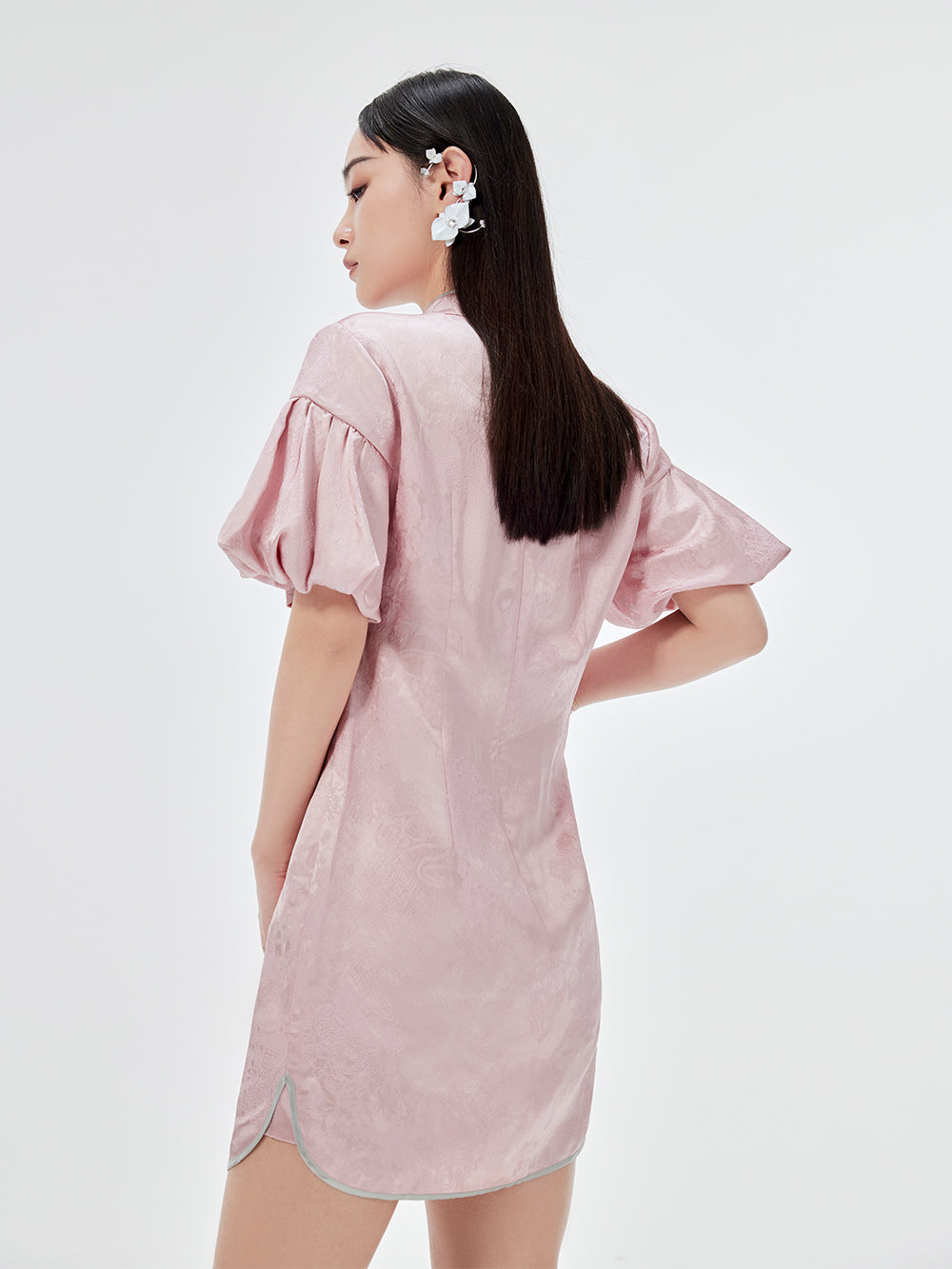 MUKZIN Vintage Jacquard Cheongsam Dress