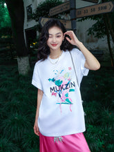 MUKZIN 3-color Loose Print T-shirt