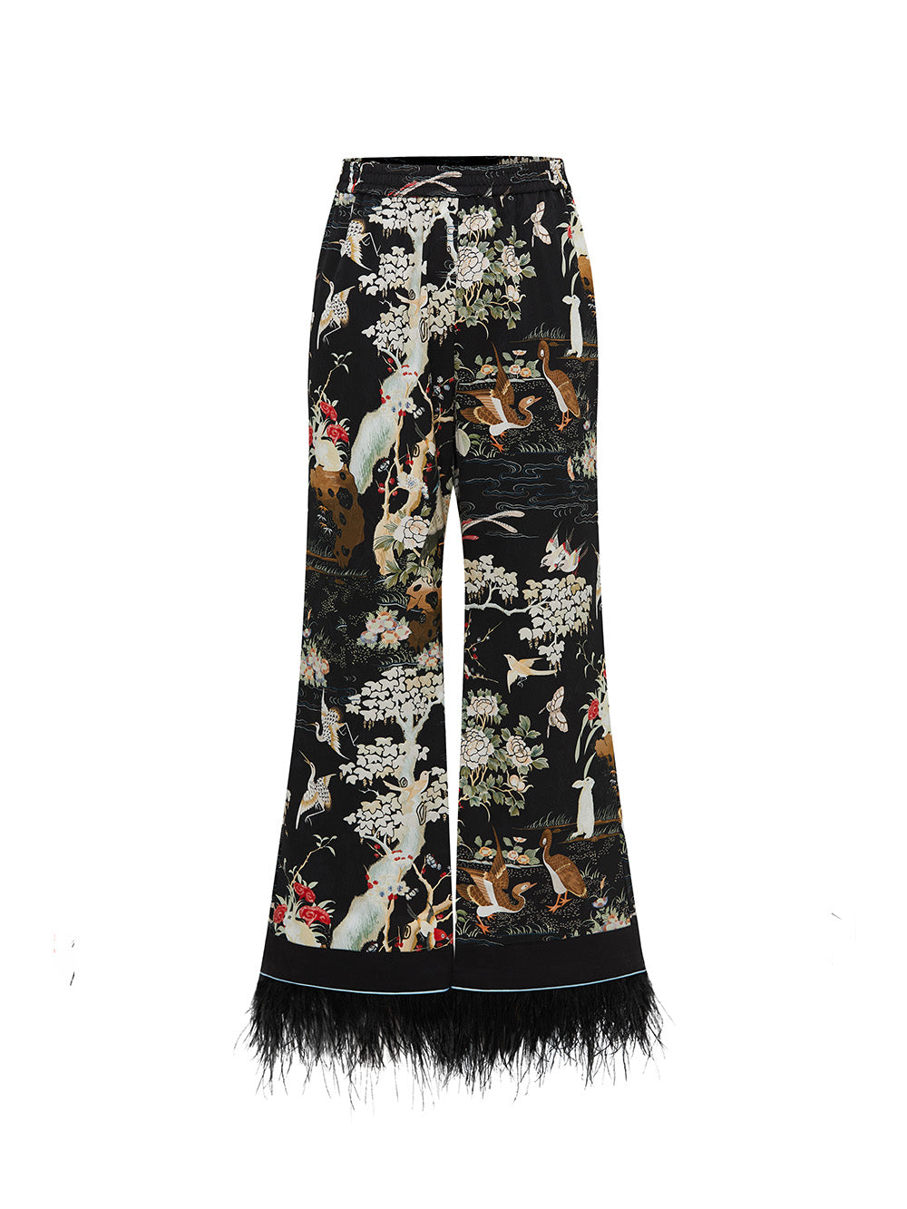 MUKZIN Birds Adoring the Phoenix Pajama Pants