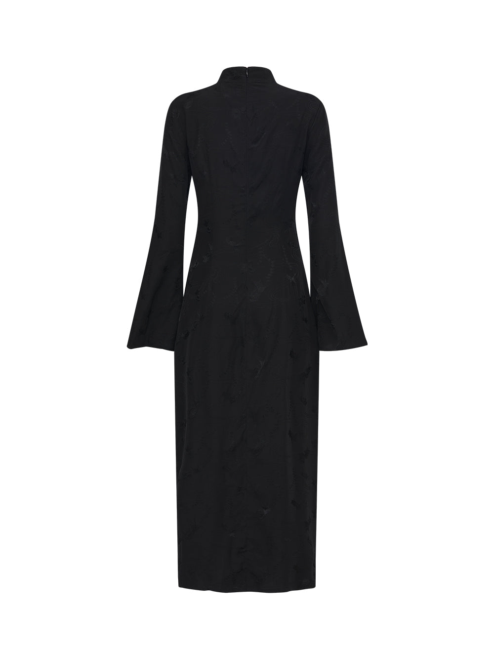 MUKZIN Linglong "Joyful Phoenix" - New Chinese-Style Jacquard High-Slit Cheongsam Dress