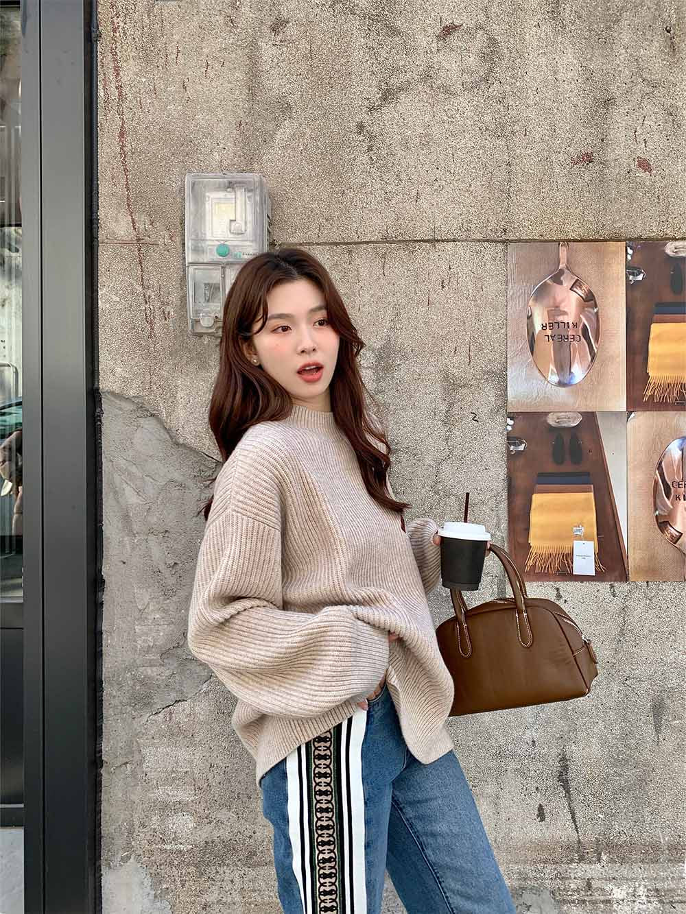 MUKZIN Korean Style Simple Versatile Sweater