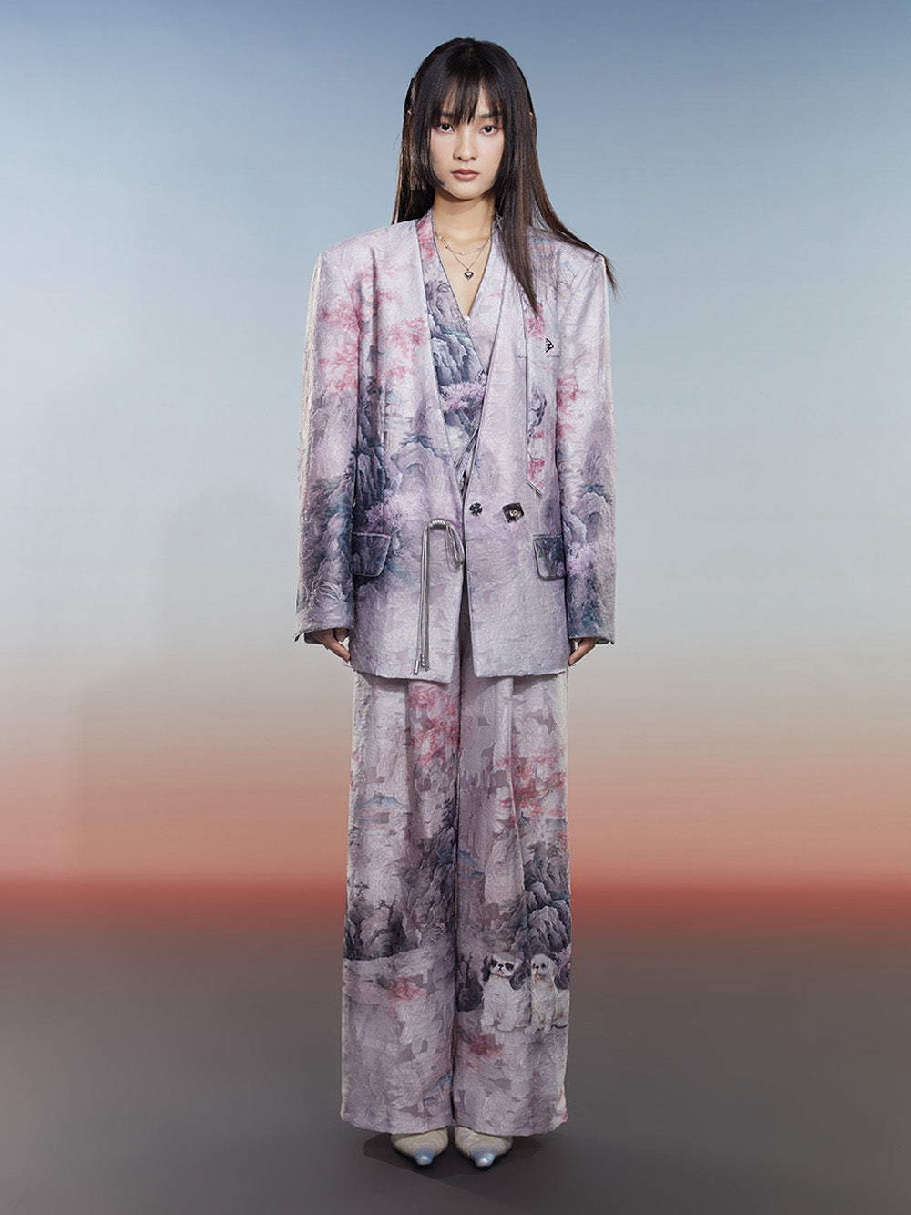 MUKZIN Chinese Elegant Popular Printed Coat