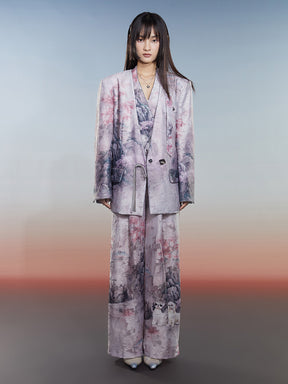 MUKZIN Chinese Elegant Popular Printed Coat