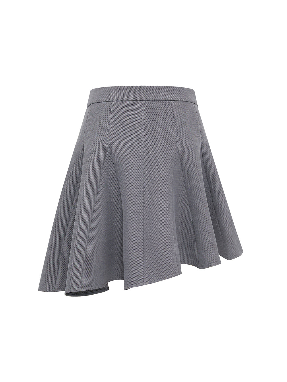MUKZIN Gray Versatile Slim Fashion Irregular Skirt