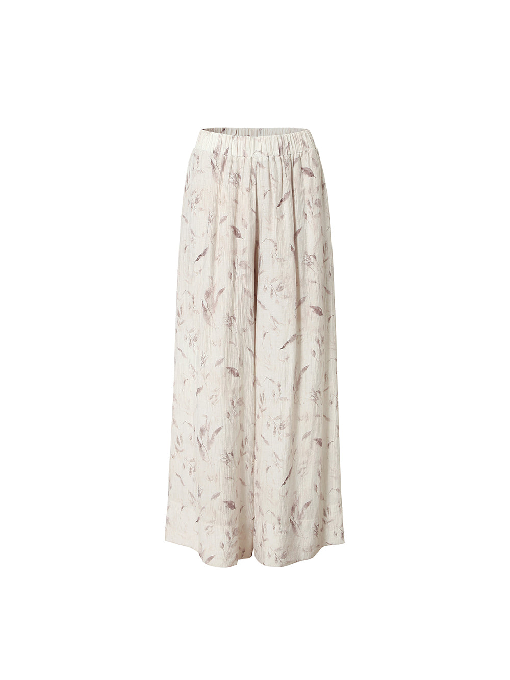 MUKTANK X LOUMUTAKU New Chinese Style Casual and Breathable Two-piece Suit Leaf Trousers