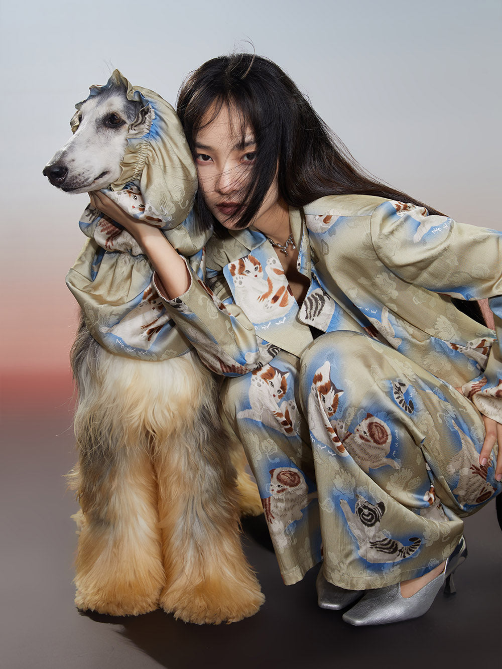 MUKZIN Printed Loose Retro Original Pants