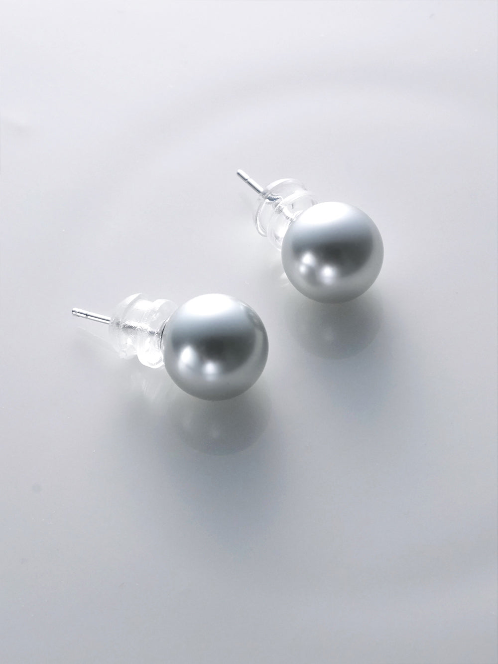 MUKTANK Simple and Versatile Pink and White Earrings