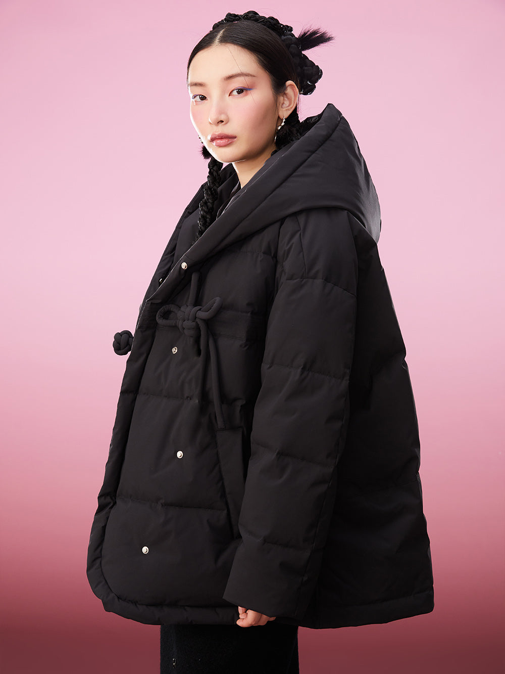 MUKZIN Proofing Fabric Neo-Chinese Goose Down Jacket