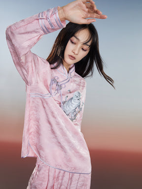 MUKZIN Cute Elegant Fresh Chinese Shirt