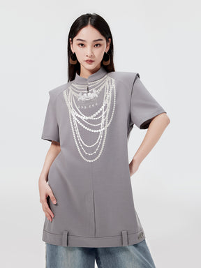 MUKZIN Gray Fashion Dress