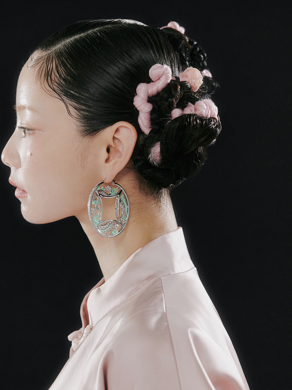MUKTANK x GEL E LUA Dragon Coin Statement Earrings