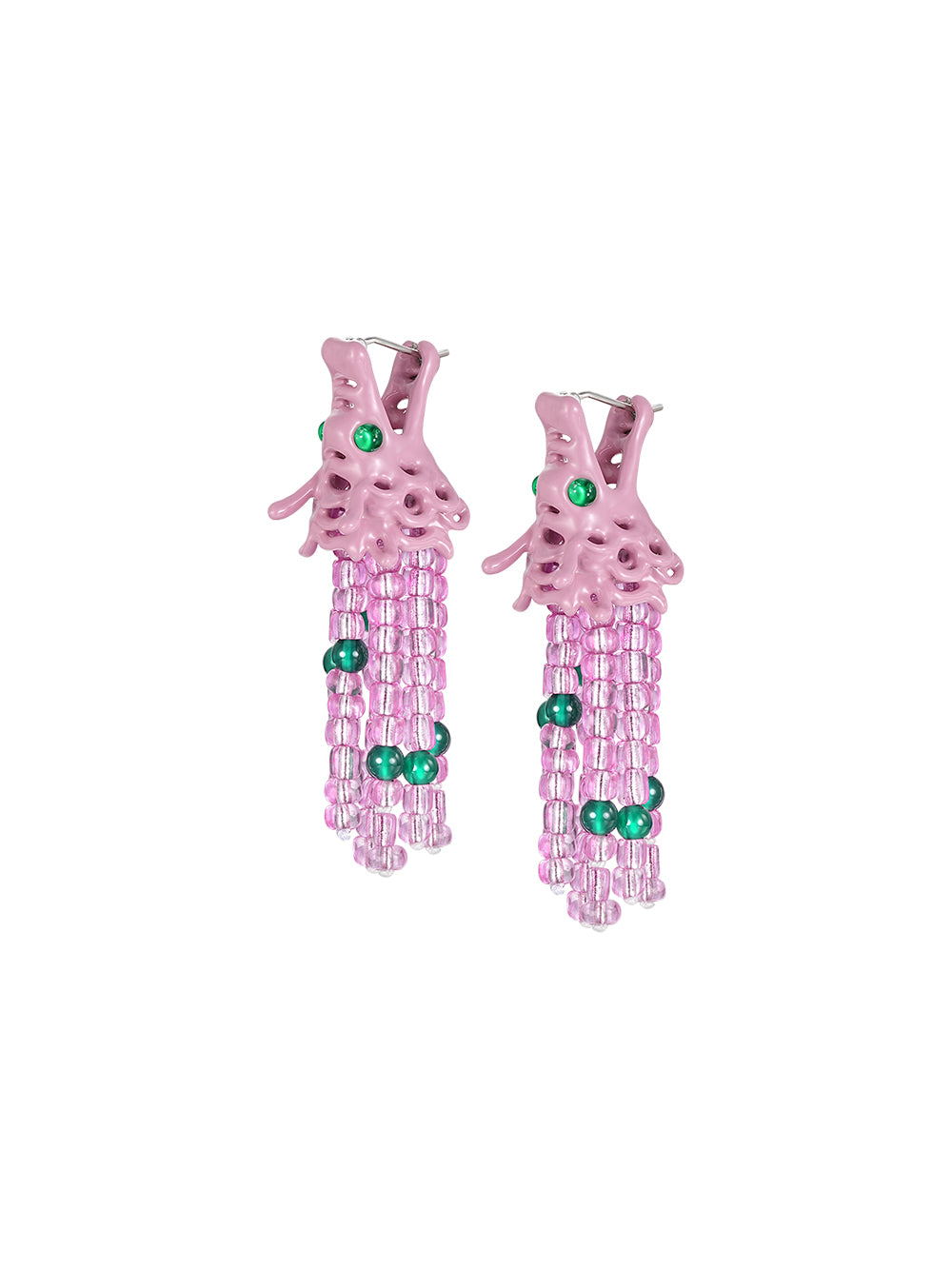 MUKTANK x GEL E LUA Beads  Dragon Earrings