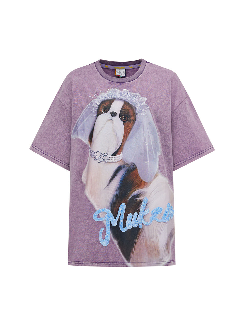 MUKZIN 2-Color Cartoon Loose Comfortable Versatile Casual T-shirt