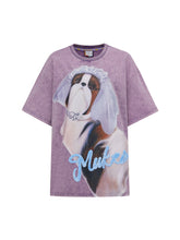 MUKZIN 2-Color Cartoon Loose Comfortable Versatile Casual T-shirt