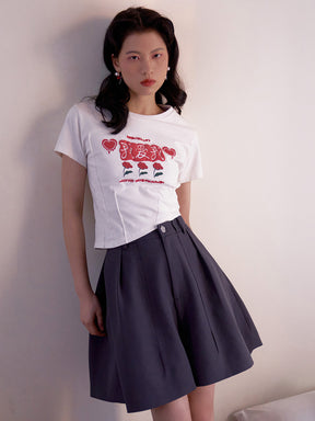 MUKZIN Solid Color Versatile Simple Casual Style Shorts