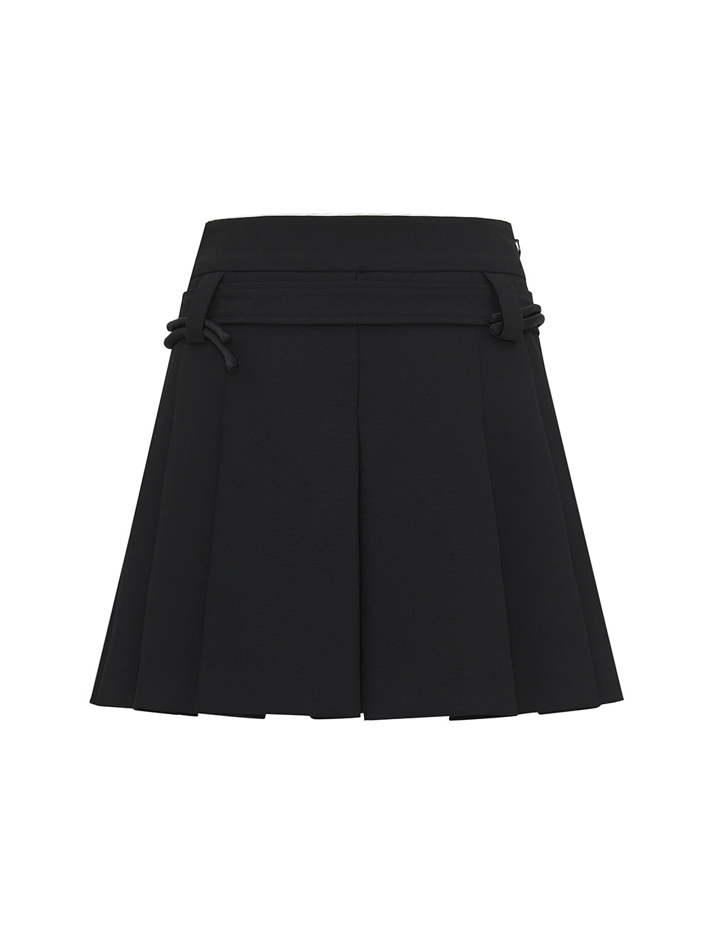 MUKZIN Classic Versatile Black Slimming Pleated Skirt