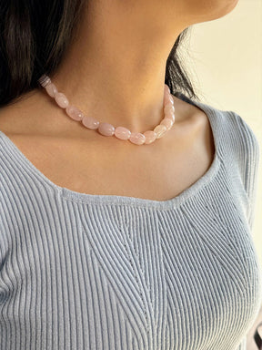 MUKTANK x JUUNNGLE NANAX Pink Lychee Boba Necklace