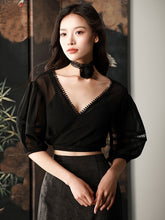 MUKTANK X CUUDICLAB Chiffon Blouse (Neck Tie Sold Separately)