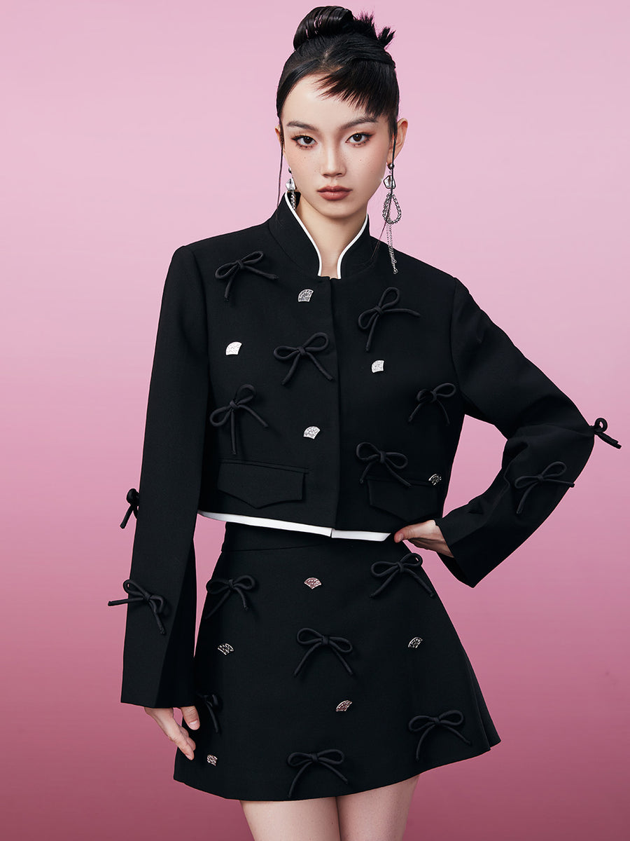 【最終価格！】Mukzin ジャケット MUKZIN Chinese Style Retro Solid Color New Jacket