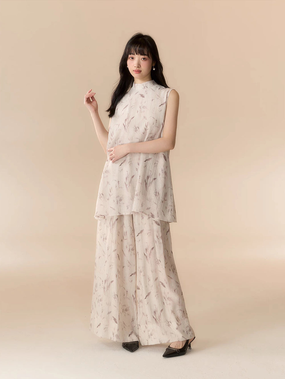 MUKTANK X LOUMUTAKU New Chinese Style Casual and Breathable Two-piece