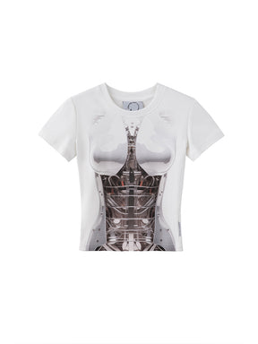 MUKTANK x Damage Asia "Artificial Human Mechanical Princess"Stretchy T-shirt