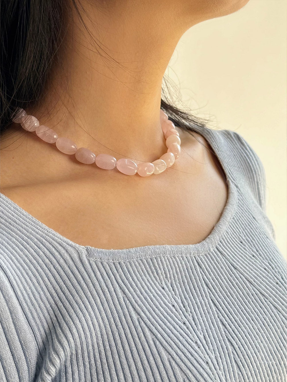 MUKTANK x JUUNNGLE NANAX Pink Lychee Boba Necklace