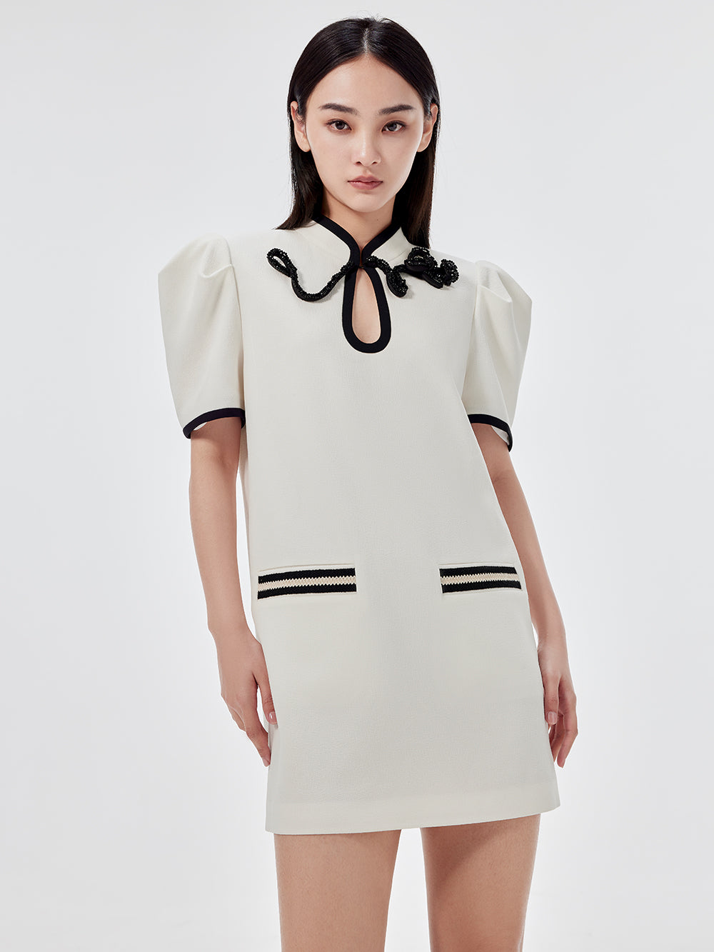 MUKZIN Slim Classic Solid Color Lady Dress