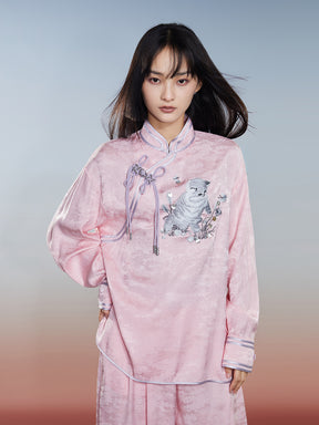 MUKZIN Cute Elegant Fresh Chinese Shirt