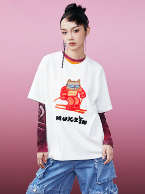 MUKZIN Classic Loose Casual Comfortable T-shirt 2-colors