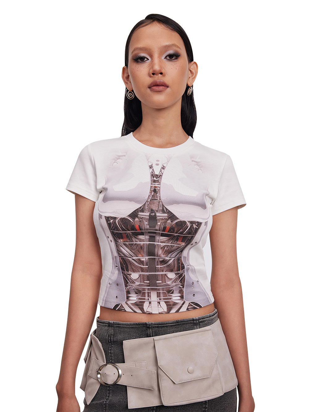 MUKTANK x Damage Asia "Artificial Human Mechanical Princess"Stretchy T-shirt