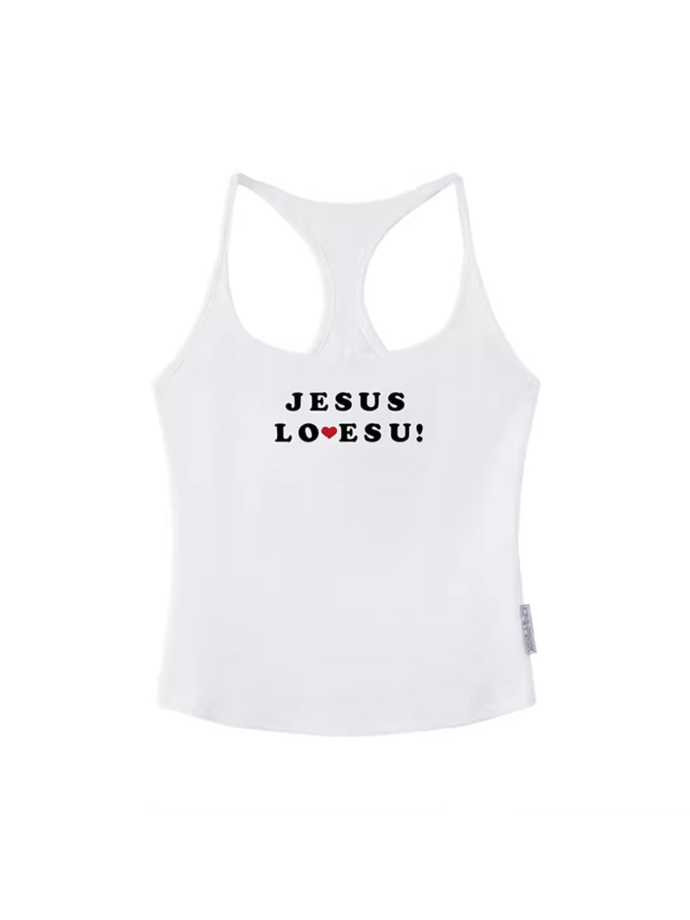 MUKTANK x Damage Asia "JESUS LOVES U" Camisole Tank Top