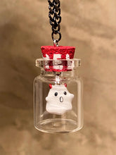 MUKTANK X WHITEHOLE Cute Devil Little Ghost Drift Bottle Necklace Sweater Chain