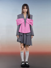 MUKZIN Gray Versatile Slim Fashion Irregular Skirt