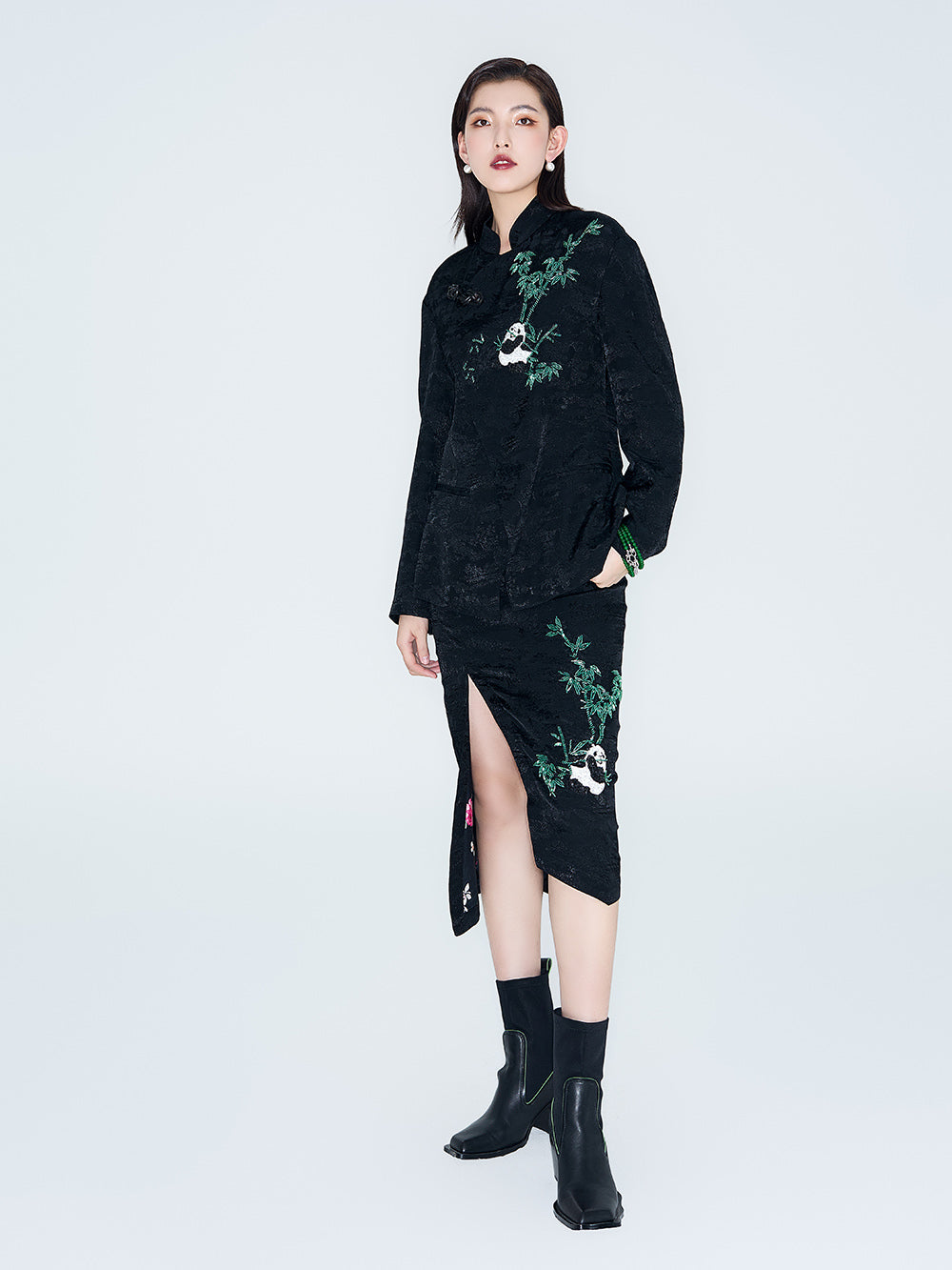 MUKZIN Linglong Asymmetric Neo-Chinese Style Tang Jacket