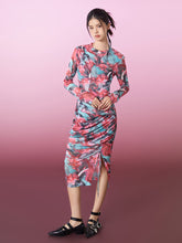 MUKZIN Printed Slit Original Slim Skirt