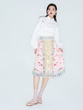 MUKZIN Lilong "White Jade" New Chinese-Style Button-Up Collar Loose Tang Dynasty-Inspired Shirt