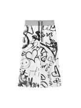 MUKTANK x Damage Asia Berlin Graffiti Low-waist Sporty Casual Pants