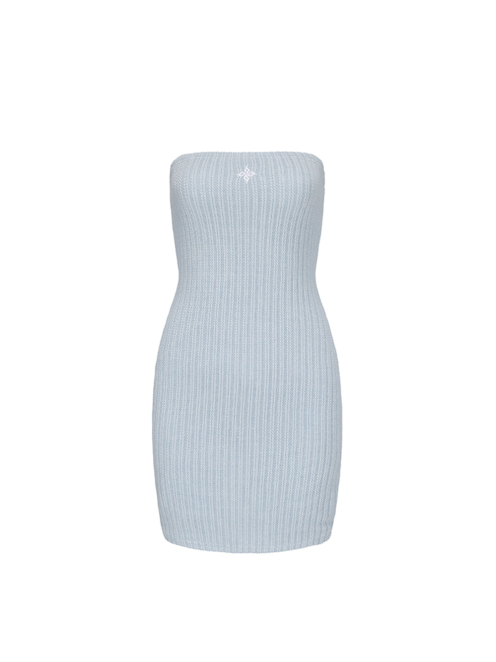 MUKTANK x ARDENCODE Body-Hugging Stretchy Knit Bandeau Dress