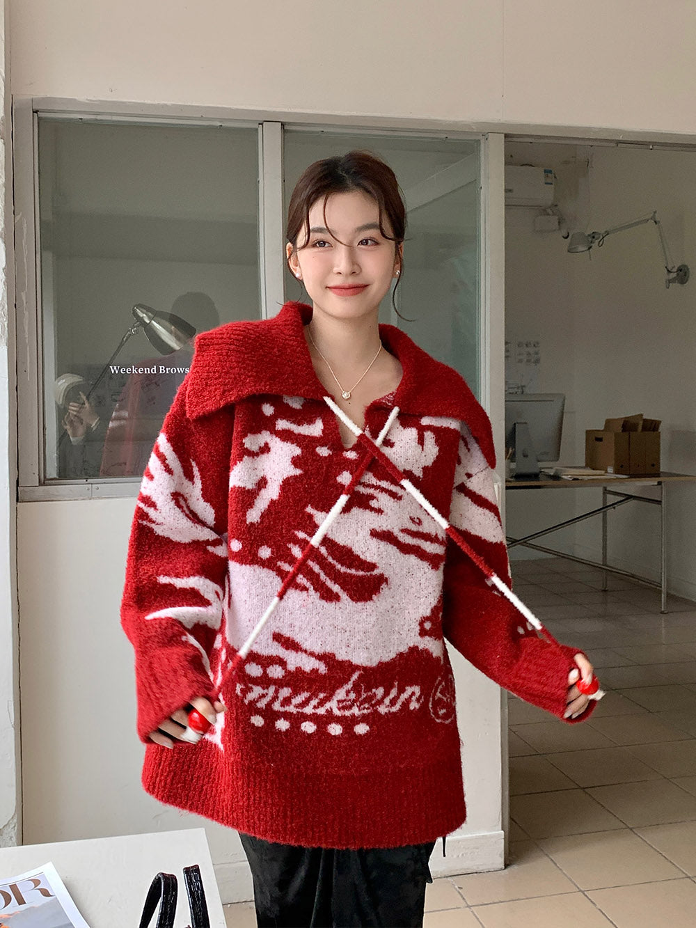 MUKZIN Soft Comfortable Casual Cute Loose Sweater