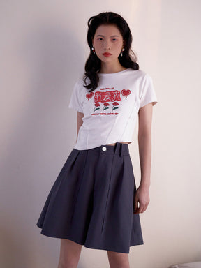 MUKZIN Solid Color Versatile Simple Casual Style Shorts