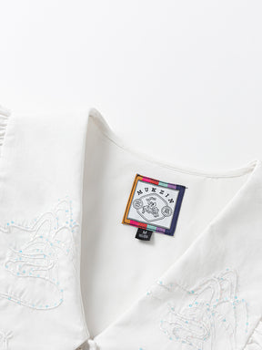 MUKZIN  Lapel Collar Sleeve Solid Color All-match Popular Shirt