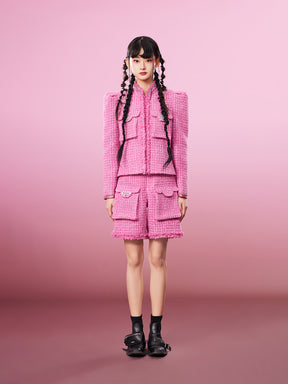 MUKZIN Elegant Stylish Pink High Quality Coat