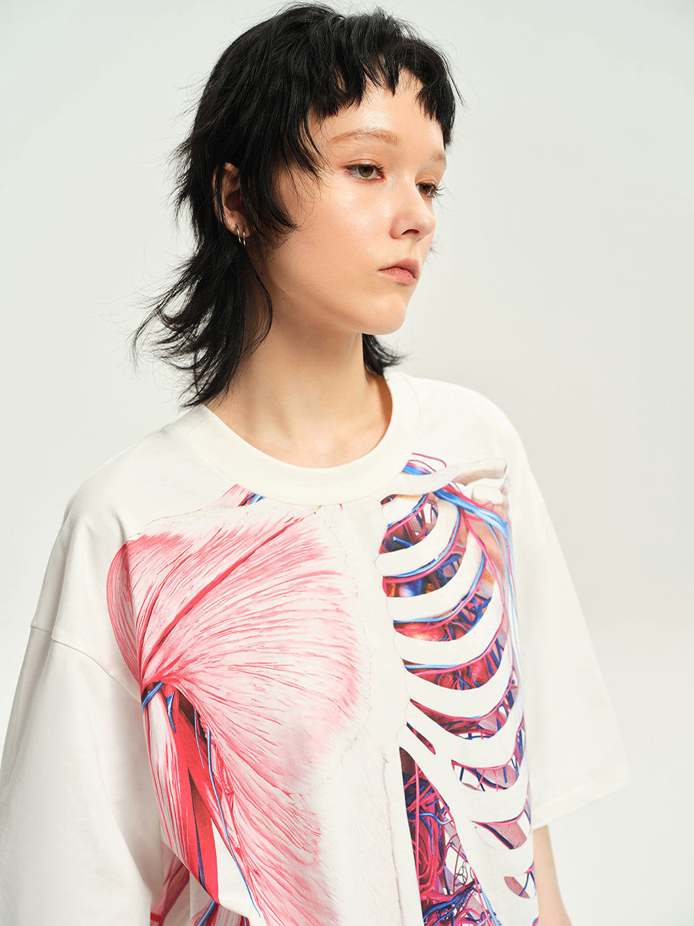 MUKTANK 23SS Human Skeleton Print T-shirts