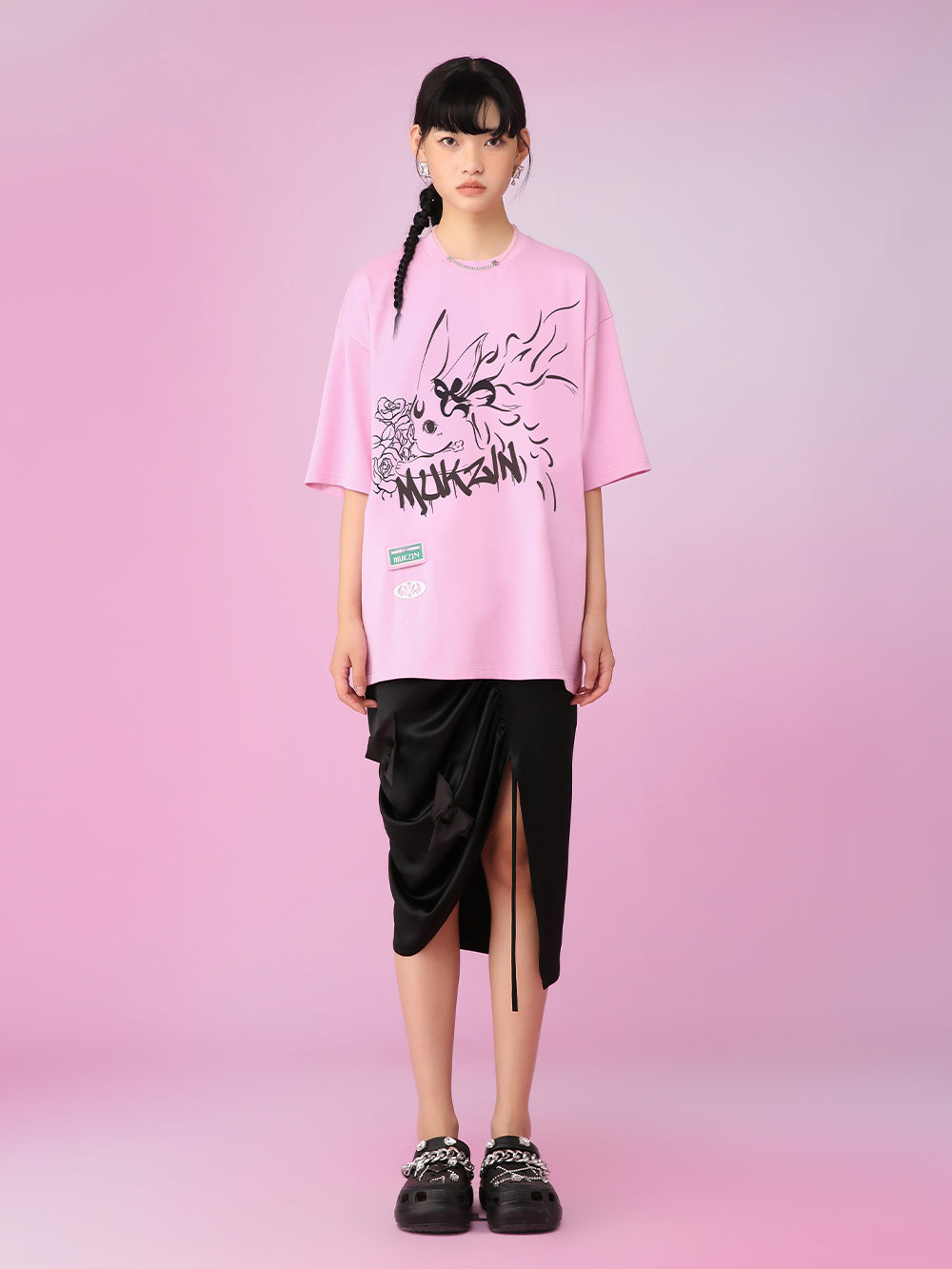MUKZIN Loose Printed Casual All-match T-shirts