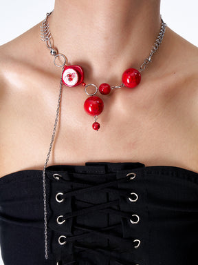 MUKTANK× DARKNESS LAB POSTPUNK-Adjustable Tassel Bracelet Necklace