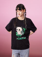 MUKZIN All-match Classic Casual Panda Print Loose 2-color T-shirts