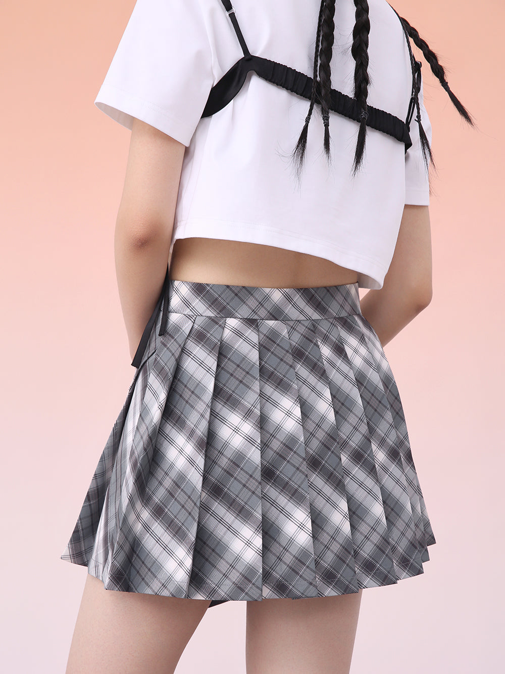 MUKZIN Versatile Mini Plaid Classic Fashion Skirt