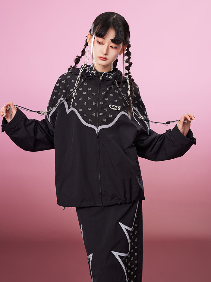 MUKZIN“Capsule Collection”New Chinese-style printed loose coat