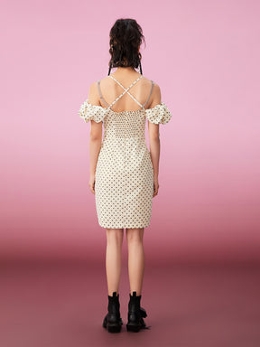 MUKZIN Heart Pattern Elegant Fashion Date Dress